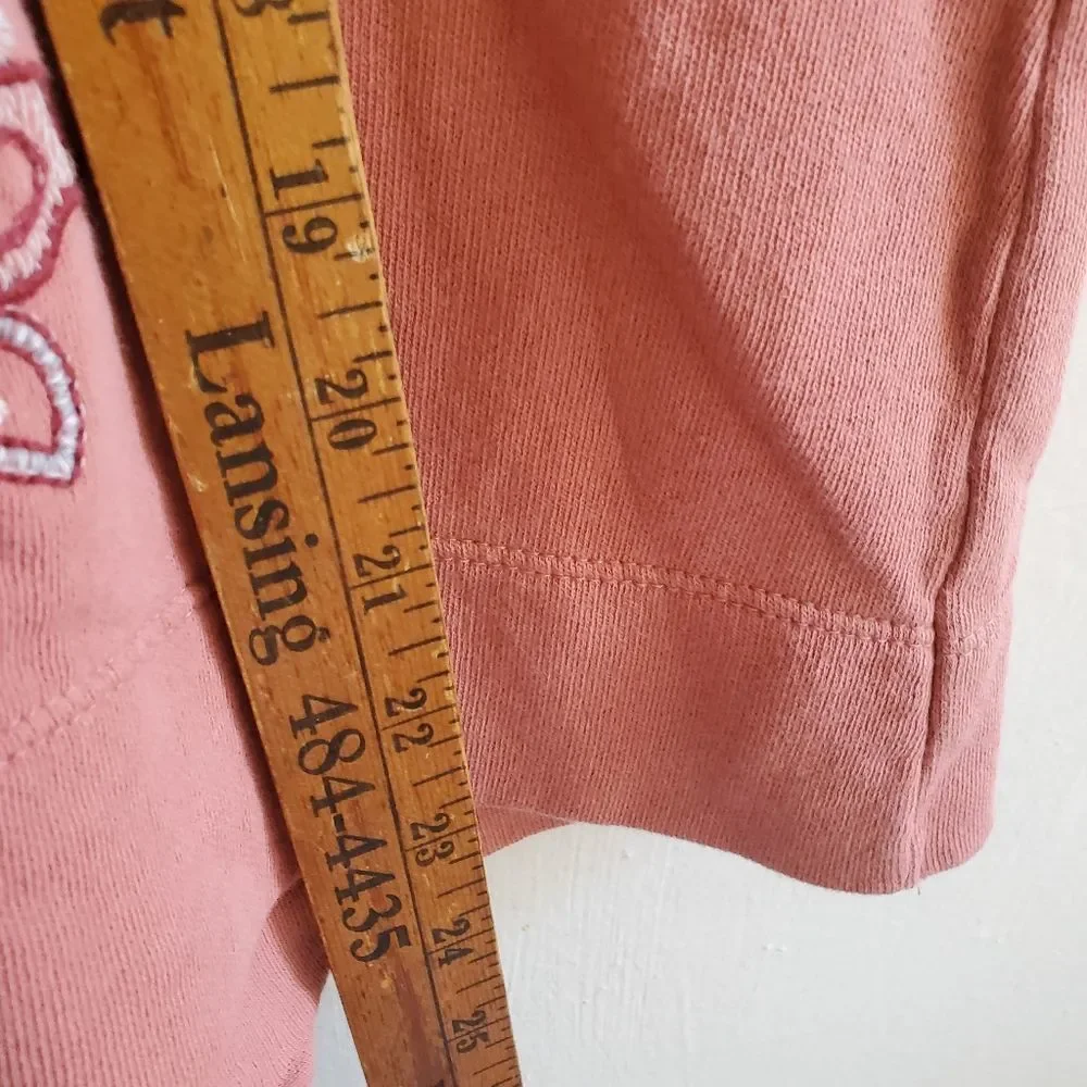Loft 3/4 sleeve embroidered lightweight sweatshirt small - Picture 7 of 7